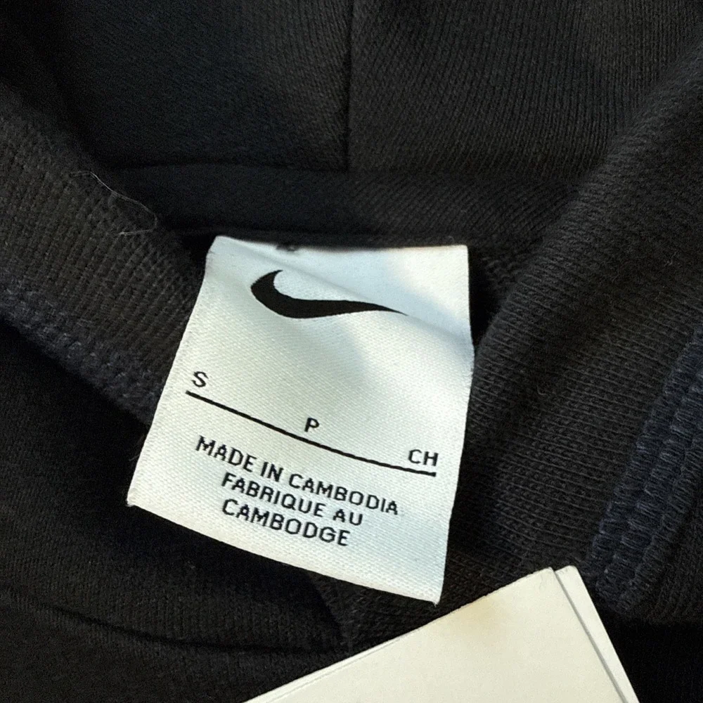 Nike Paris‎ Saint-Germain PSG Travel Fleece Hoodie Black Size S DN1312-010 New